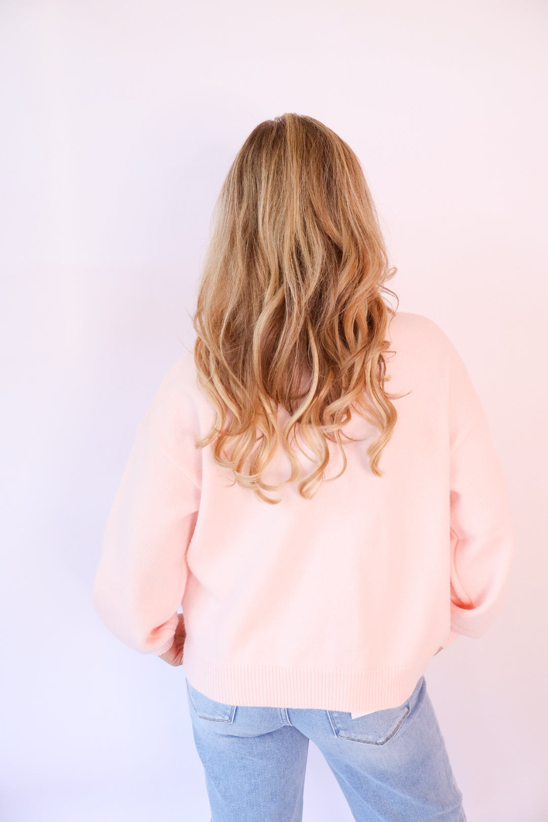 Be Mine Beaded Heart Sweater