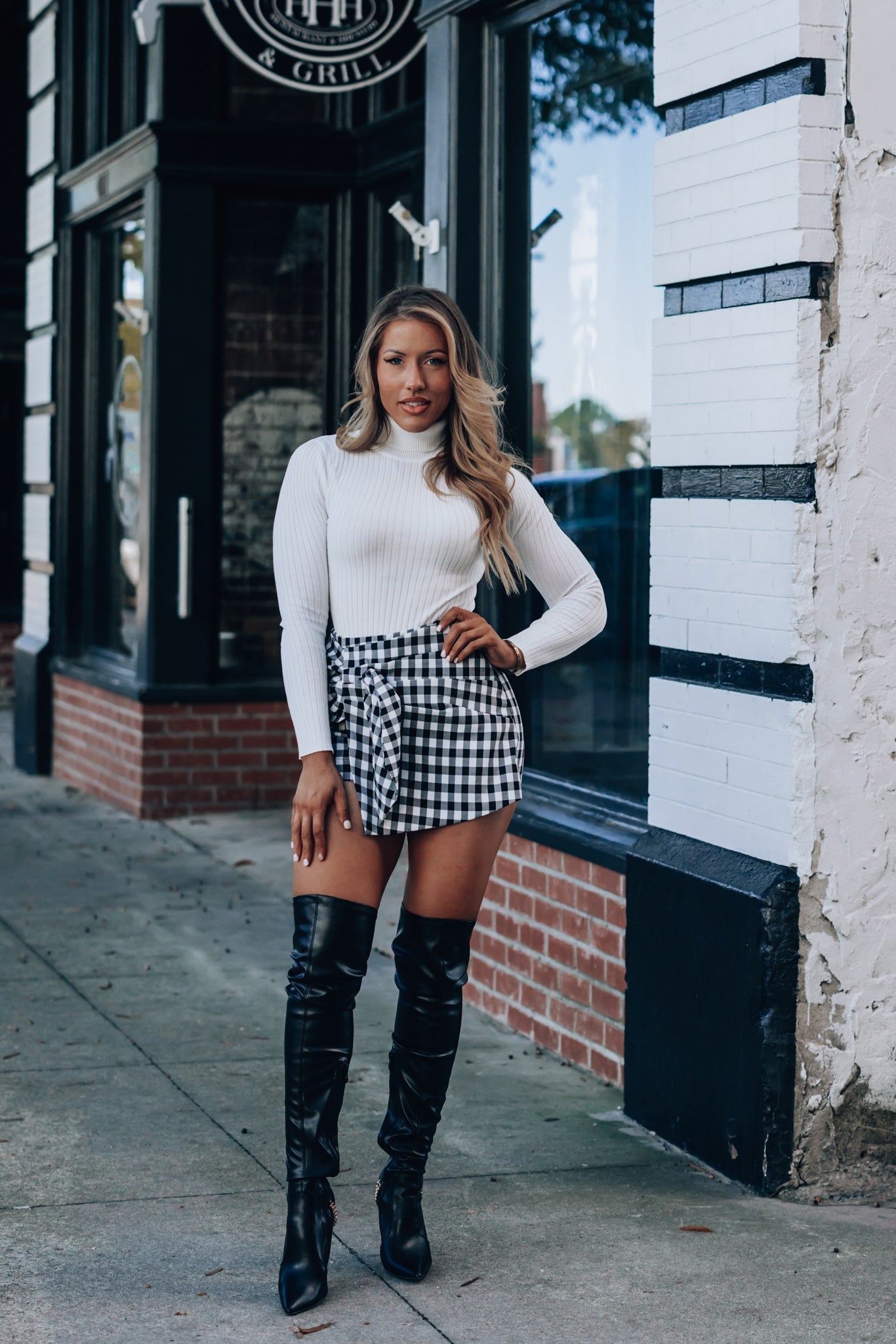 Love You More Knit Turtleneck Bodysuit (Ivory) FINAL SALE
