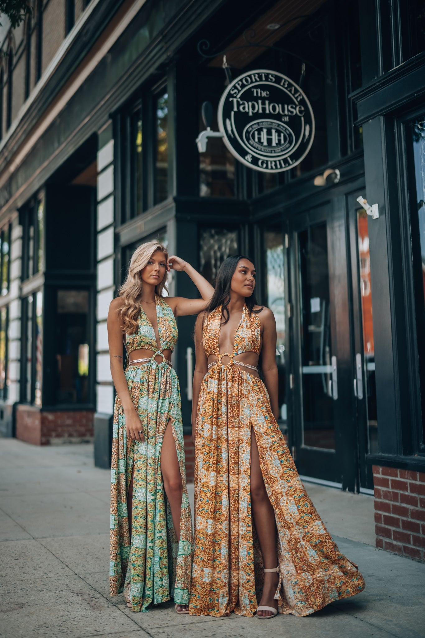 Virgin Islands Maxi Dress (Green) FINAL SALE
