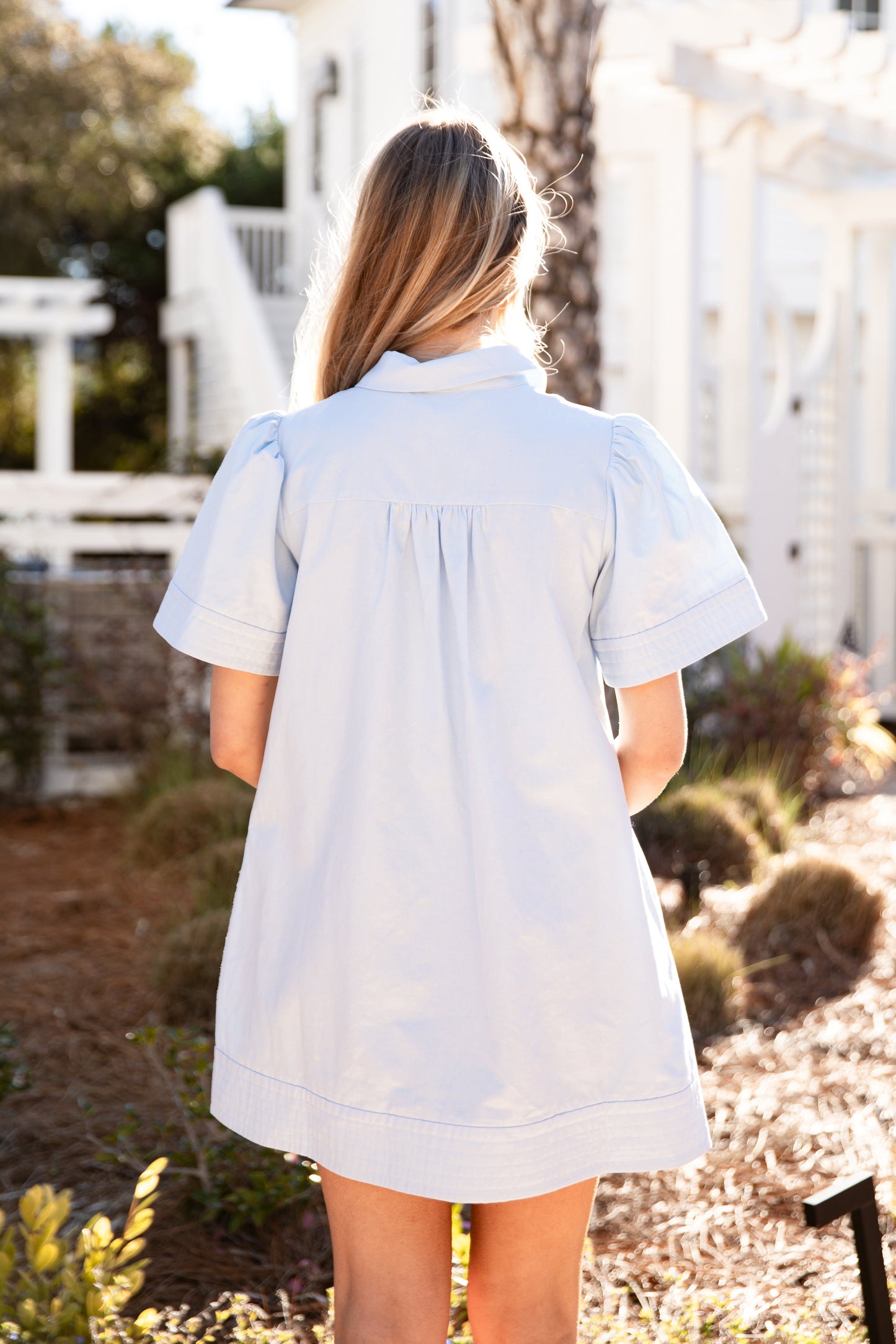 Blue Horizon Lightweight Mini Dress