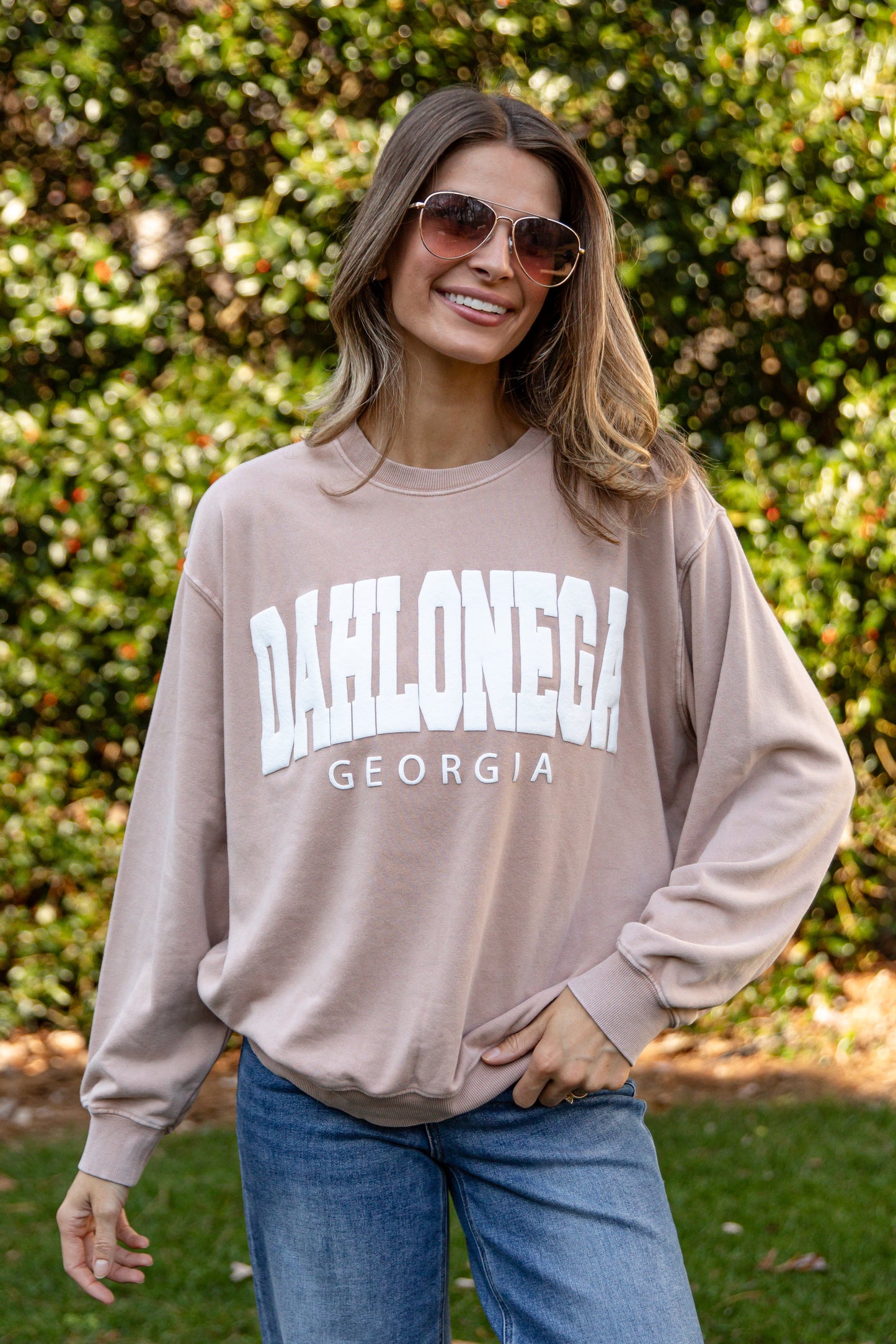 Dahlonega Taupe Sweatshirt