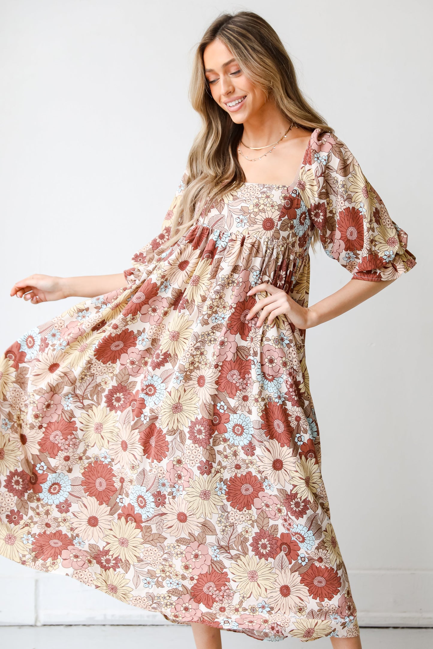 Breathtaking Beauty Floral Maxi Dress