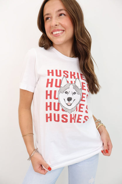 Huskies Mascot T-Shirt