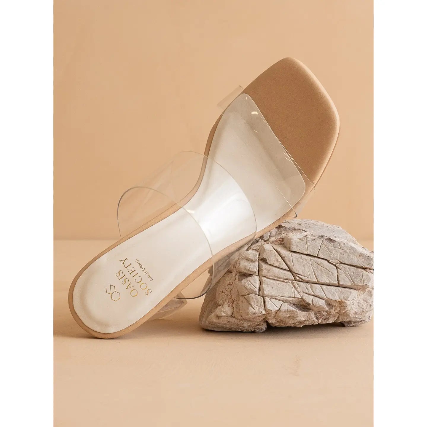 Emma Clear Invisible Block Heel