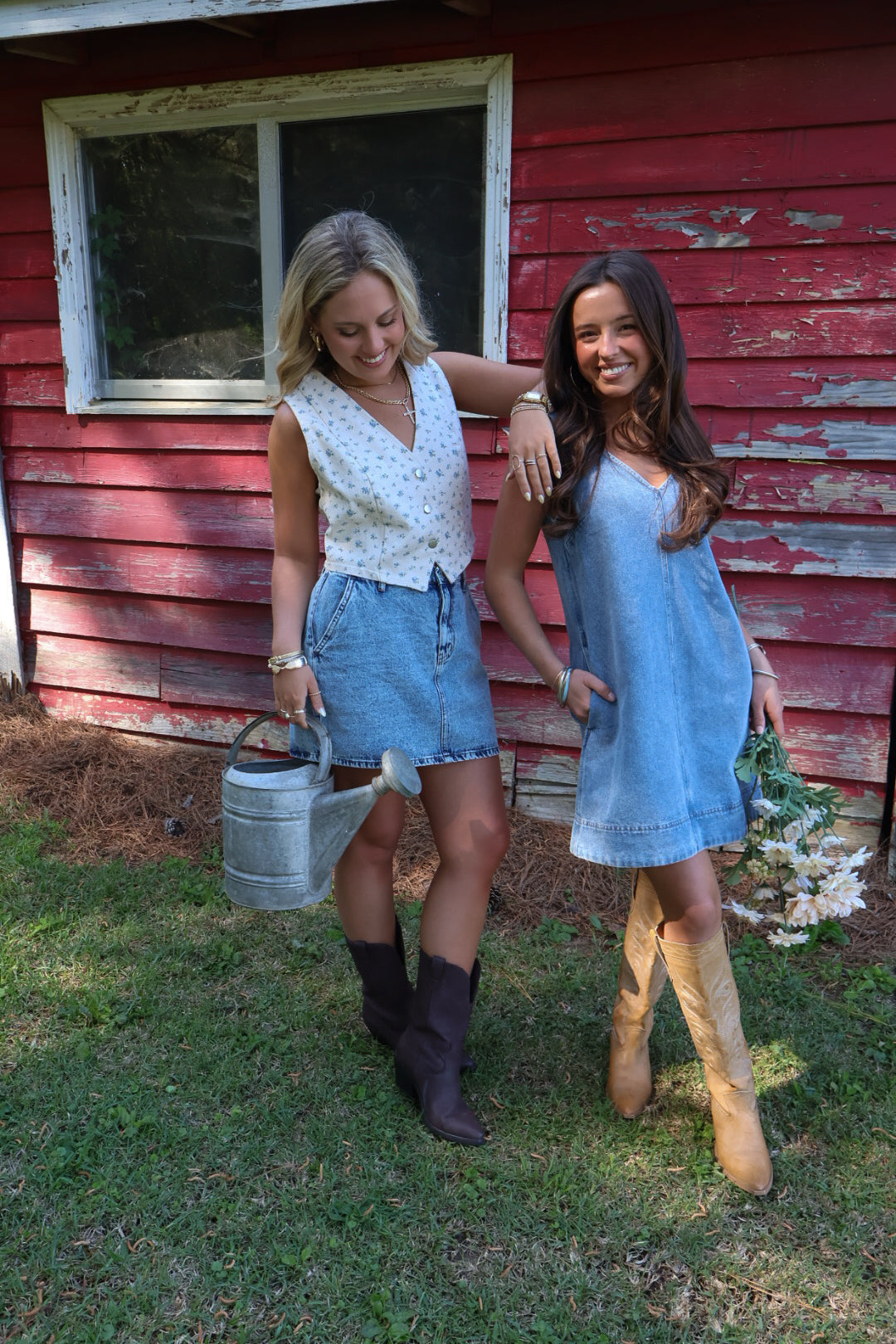 Denim Jumper Dress