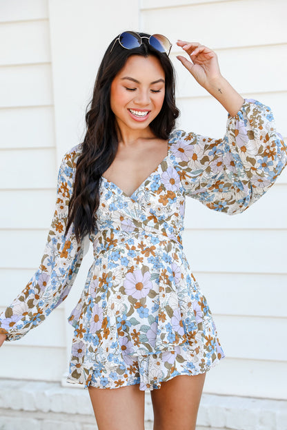 A Love That Blooms Floral Romper
