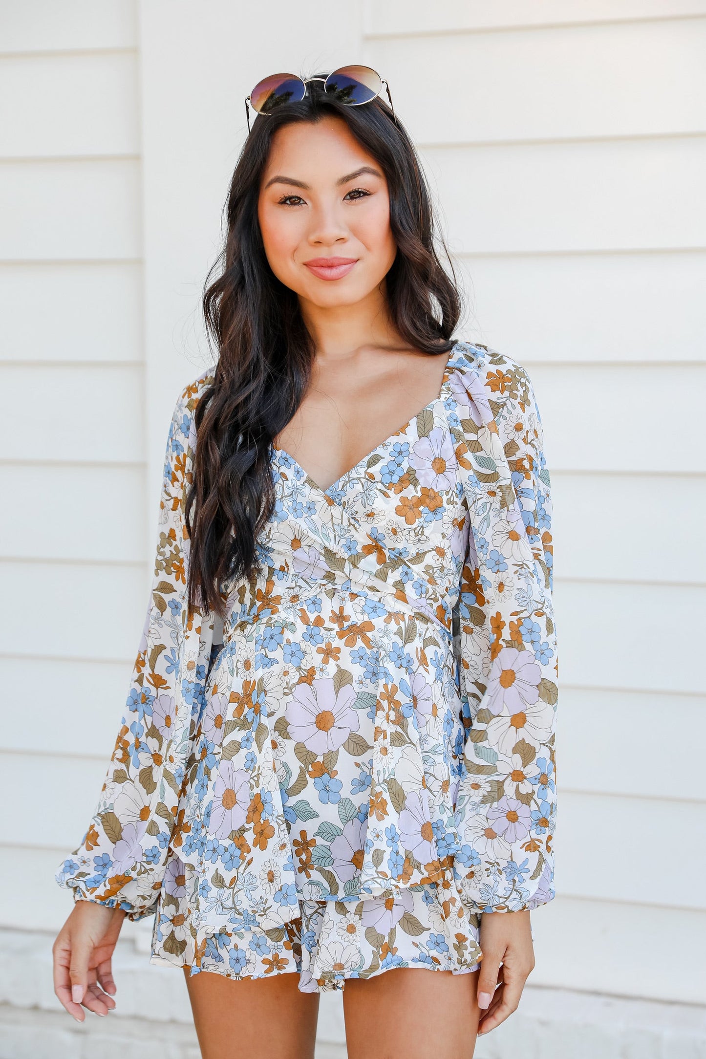 A Love That Blooms Floral Romper