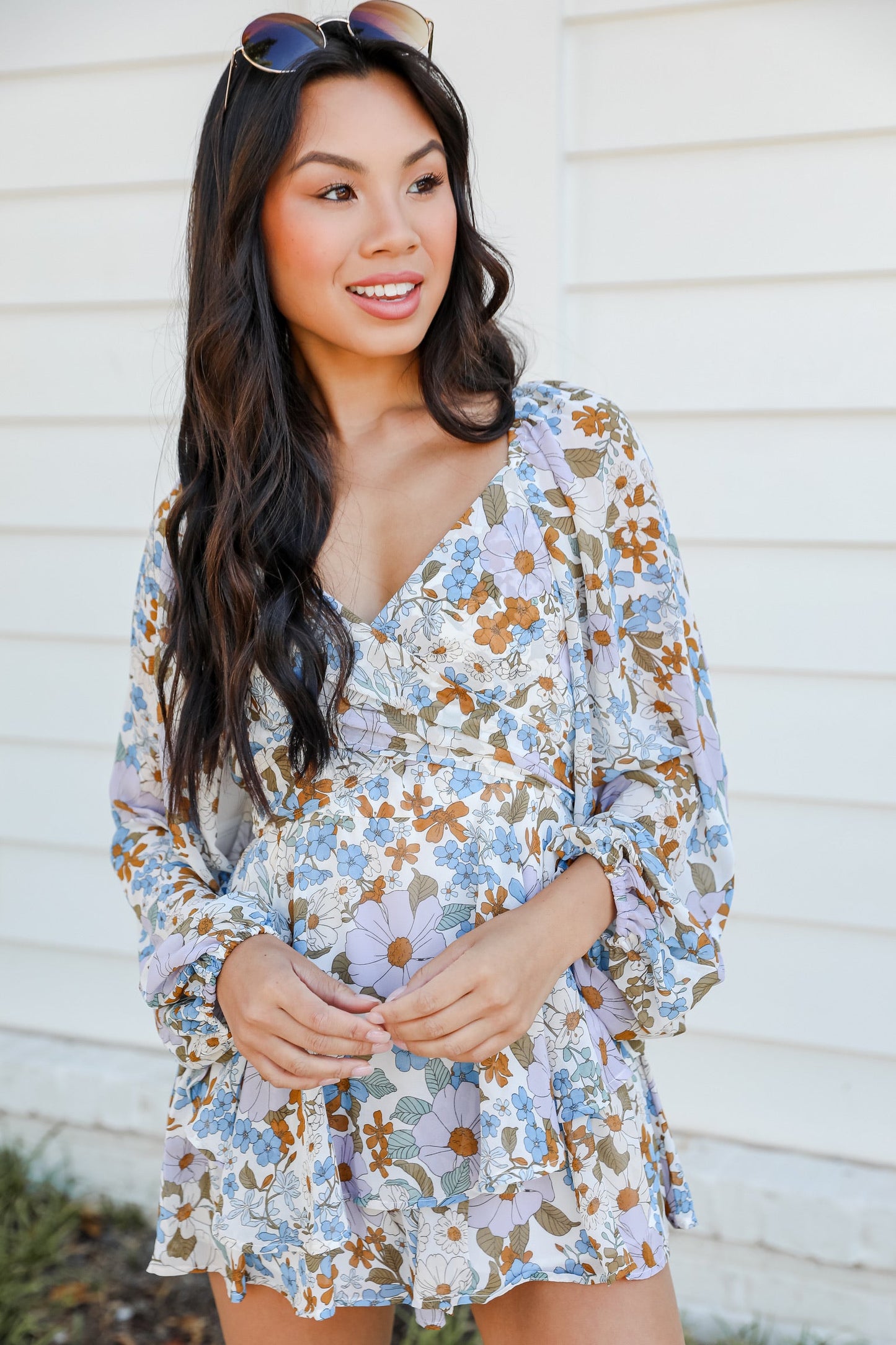 A Love That Blooms Floral Romper