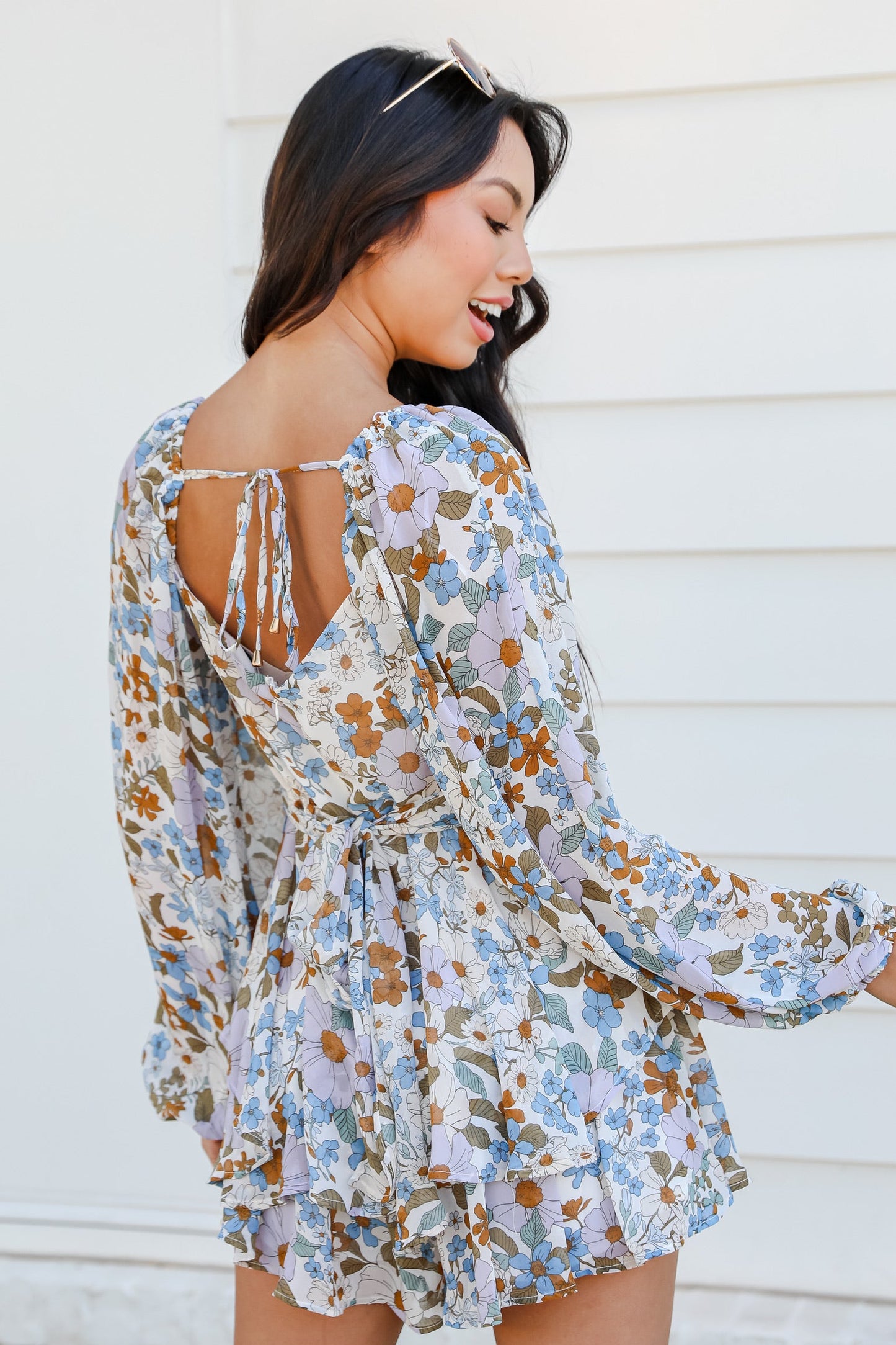 A Love That Blooms Floral Romper