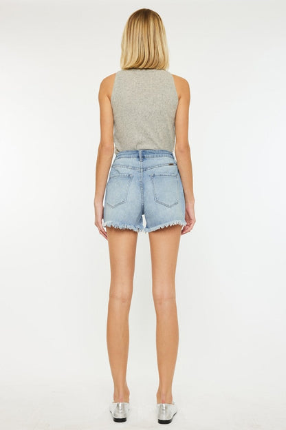 Goldie High Rise Denim Shorts