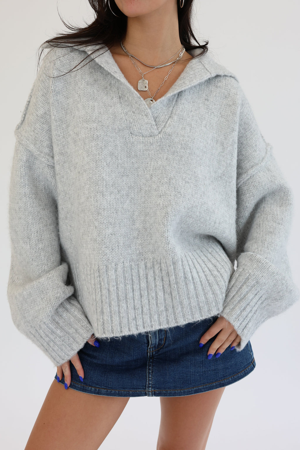 Lizzie Sweater in Grey