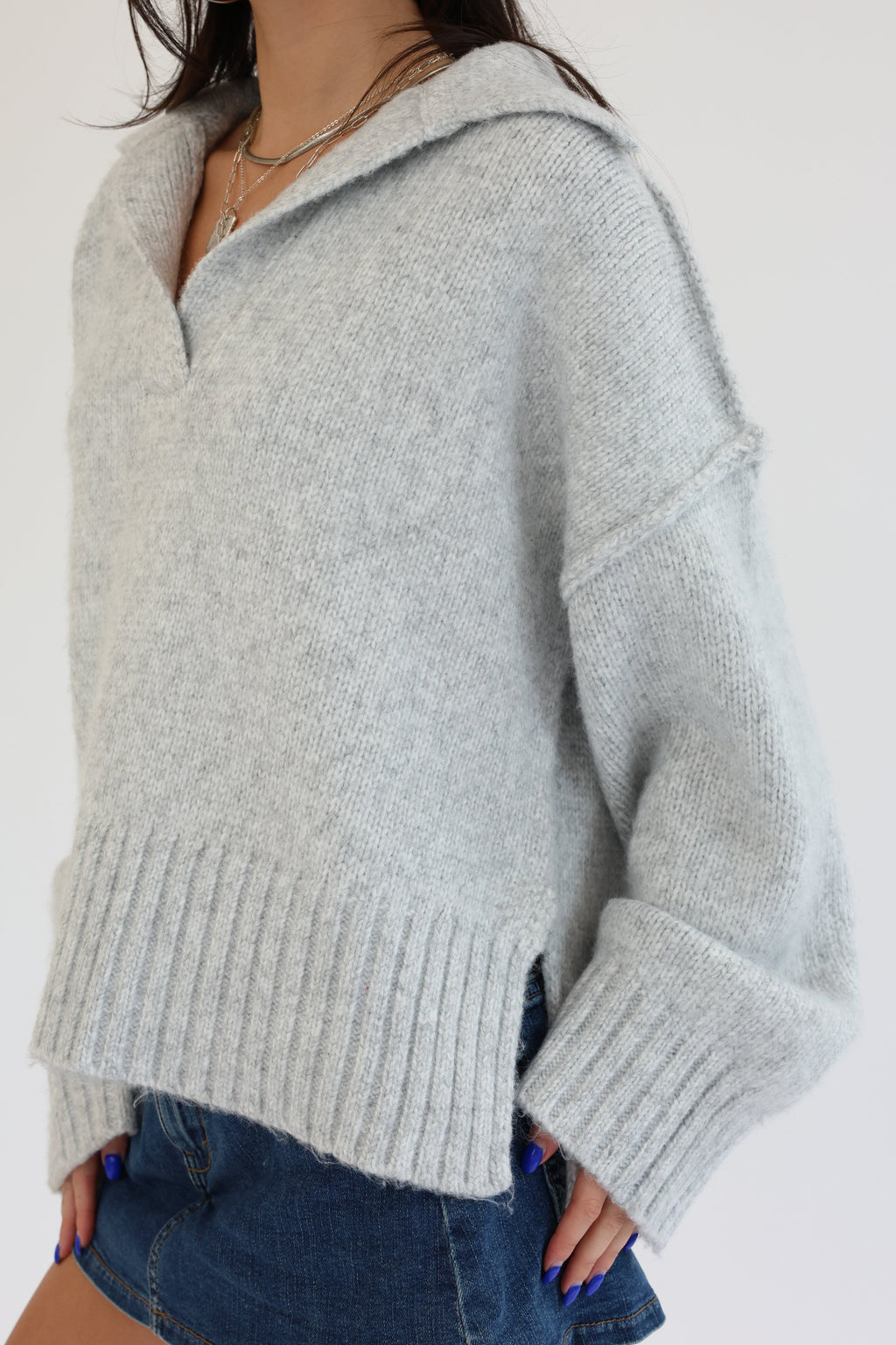 Lizzie Sweater in Grey