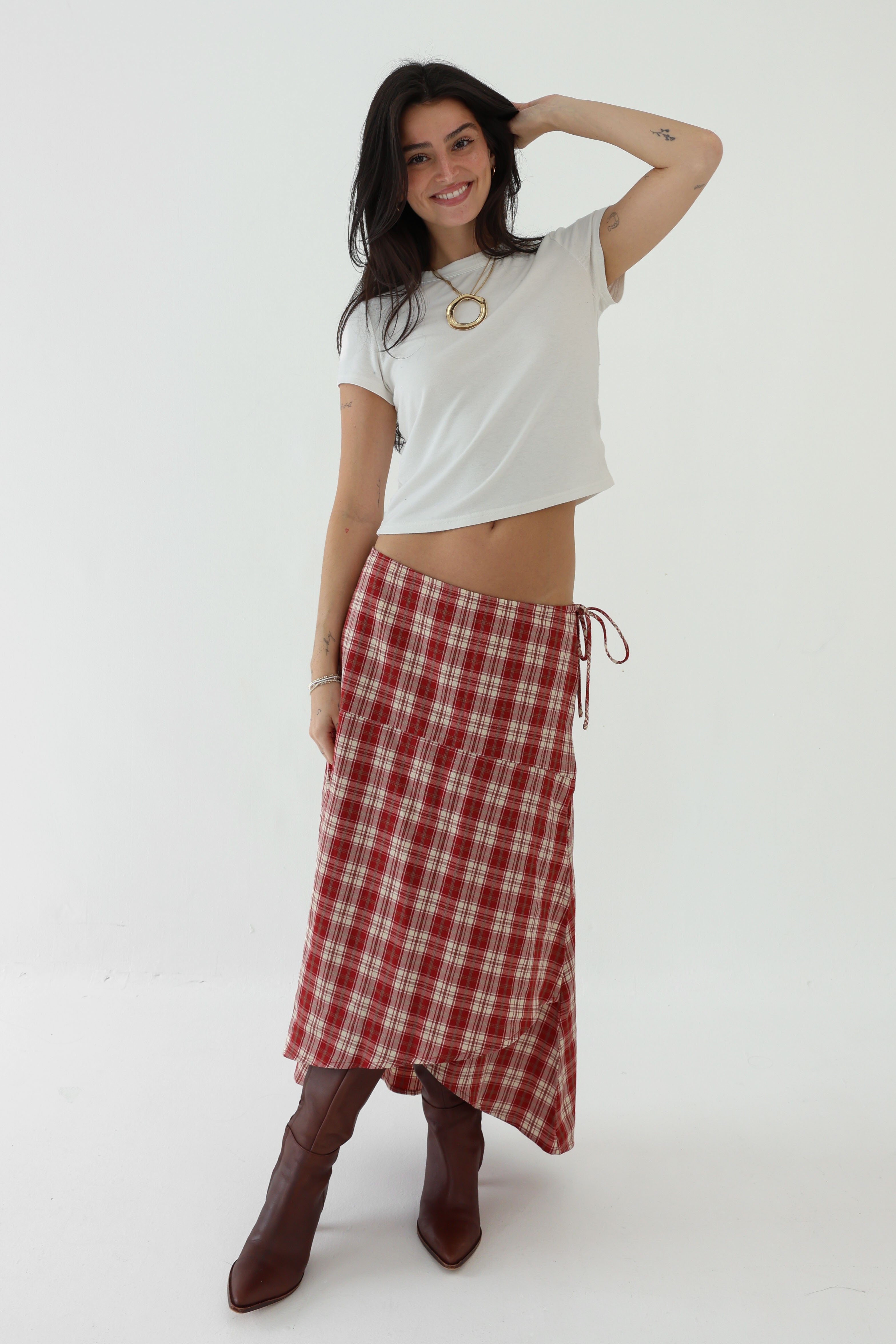 Heidi Plaid Skirt