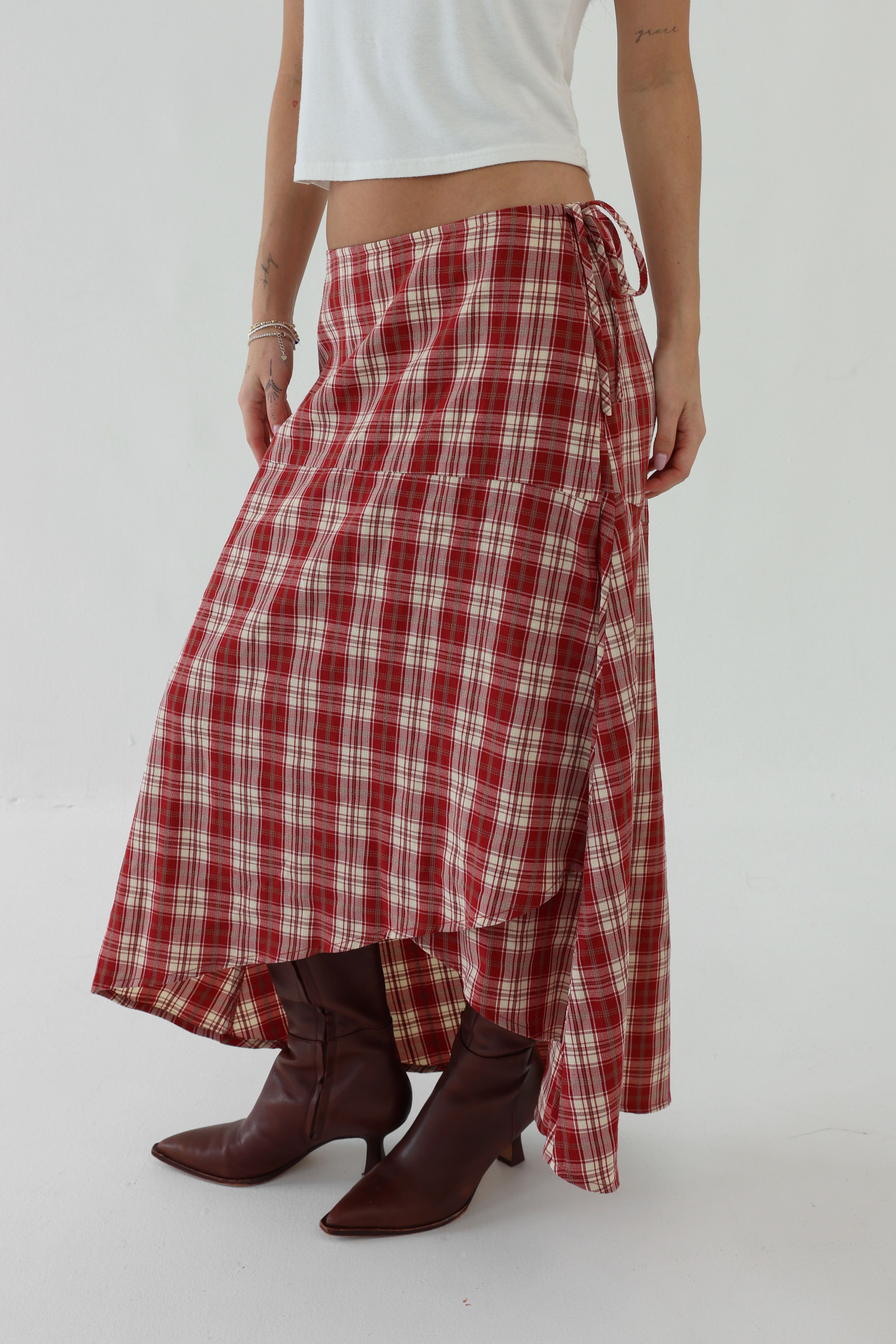 Heidi Plaid Skirt