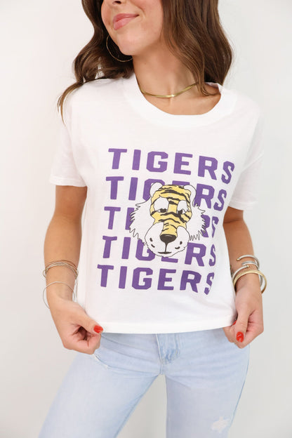 Tigers Mascot Mom Crop
