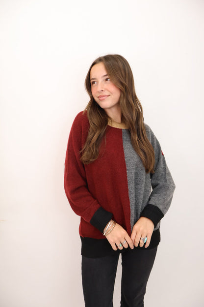 Colorblock Fall Sweater