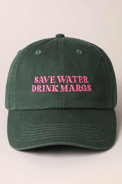 Save Water Drink Margs Baseball Cap