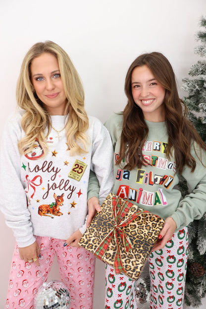 Holly Jolly Vintage Christmas Sweatshirt