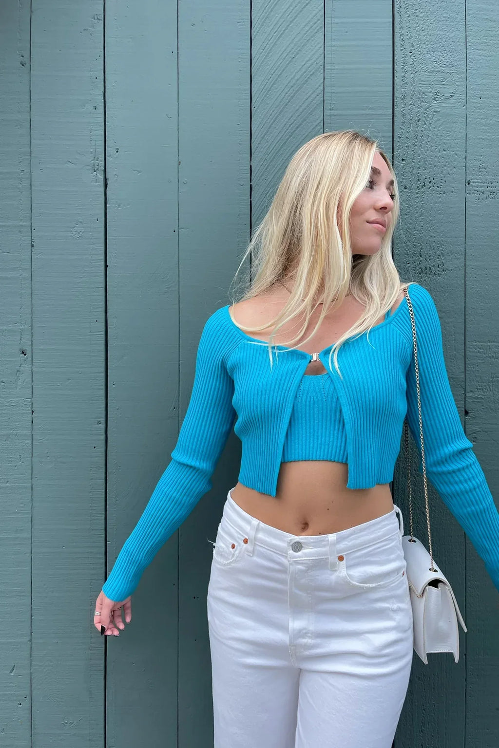 Marina Ribbed Cami Crop Top