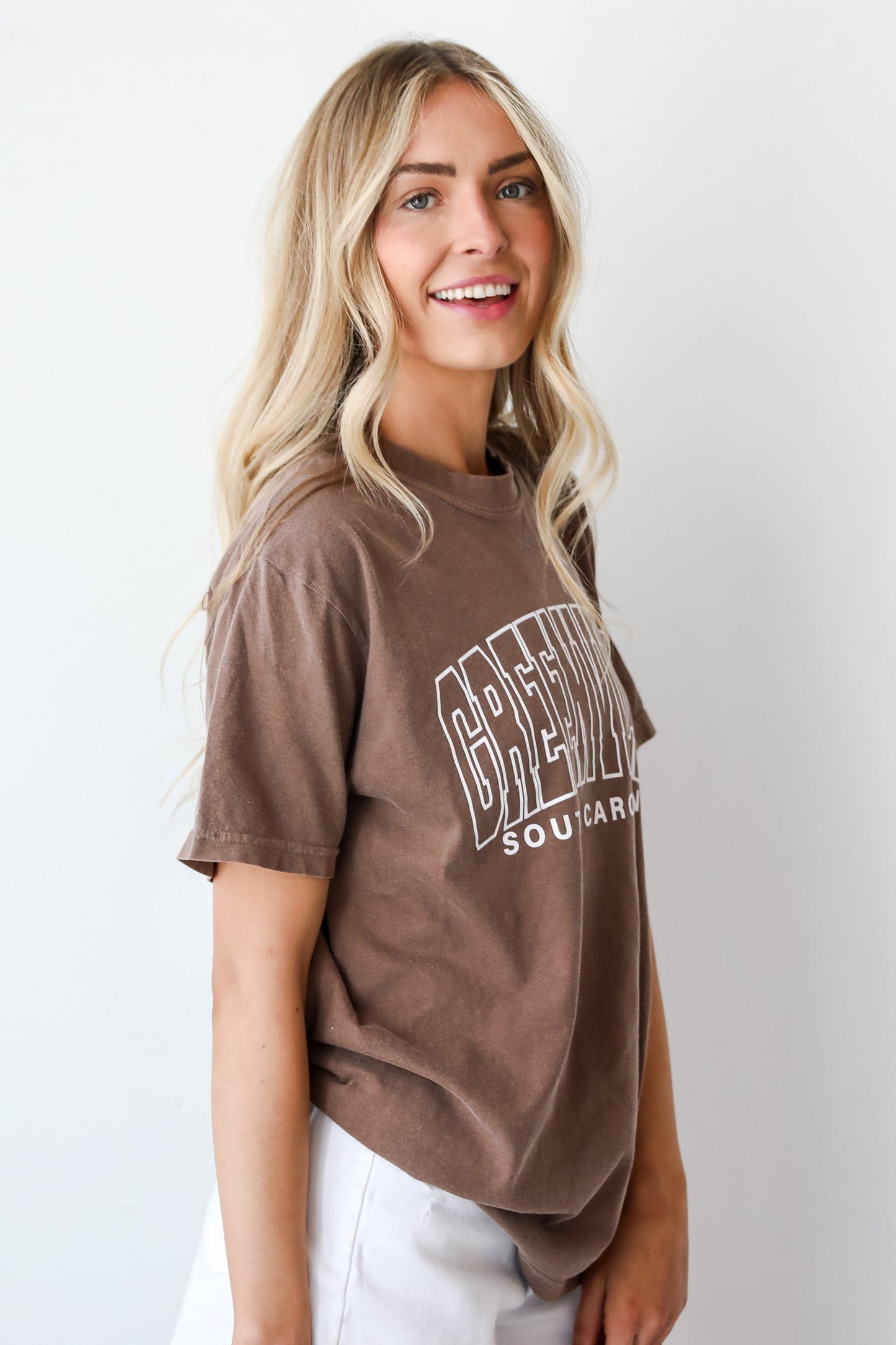 Brown Greenville South Carolina Tee