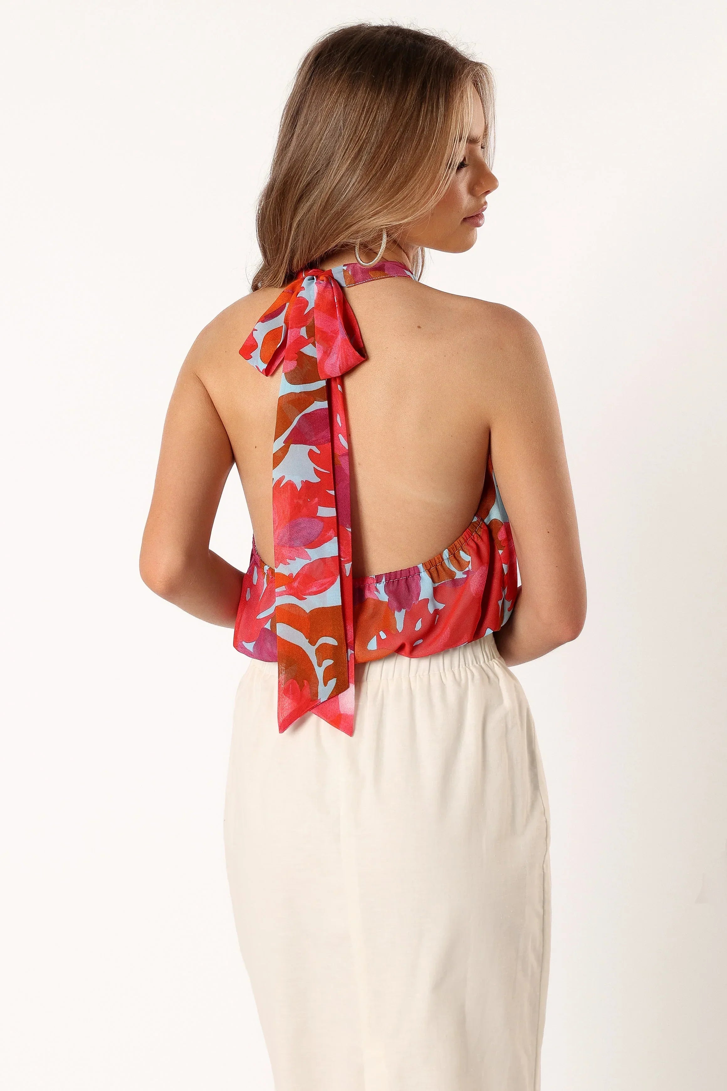 Blaise Halter Top - Pink Azalea