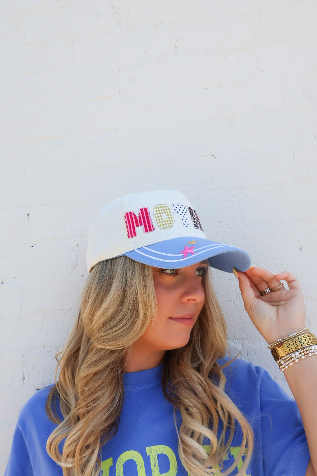 Mother Patchwork Letter Hat