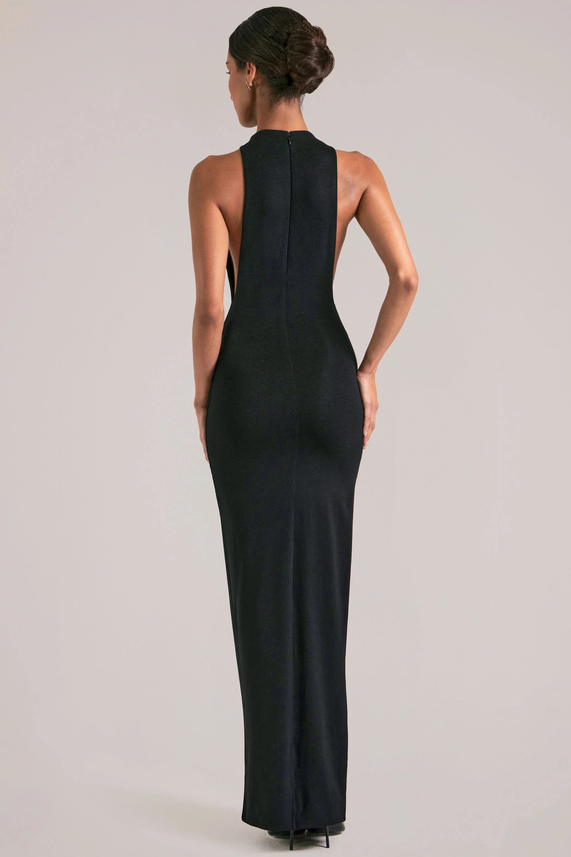 Sleeveless Maxi Dress  in Black