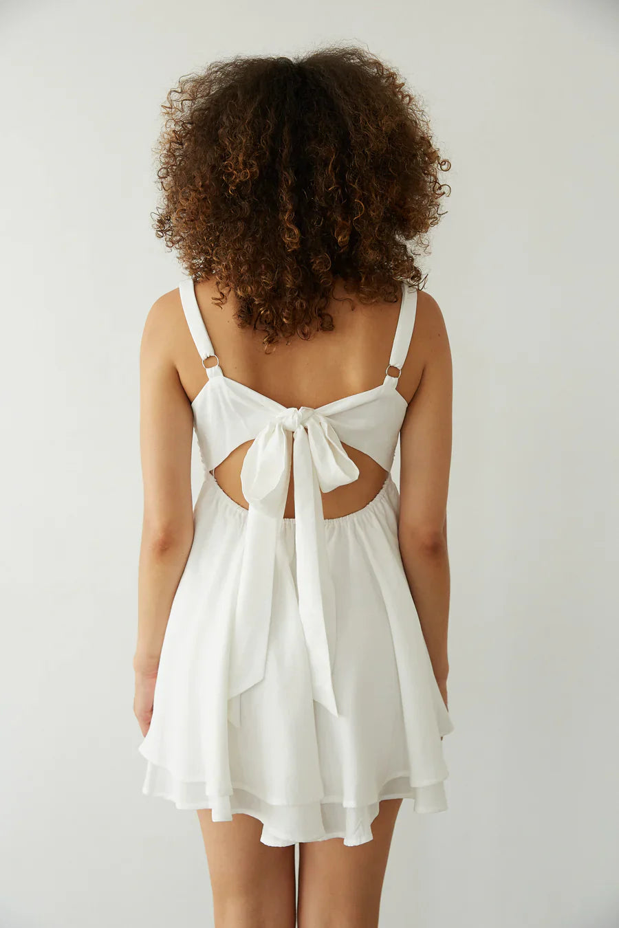 Suki Twist Babydoll Mini Dress