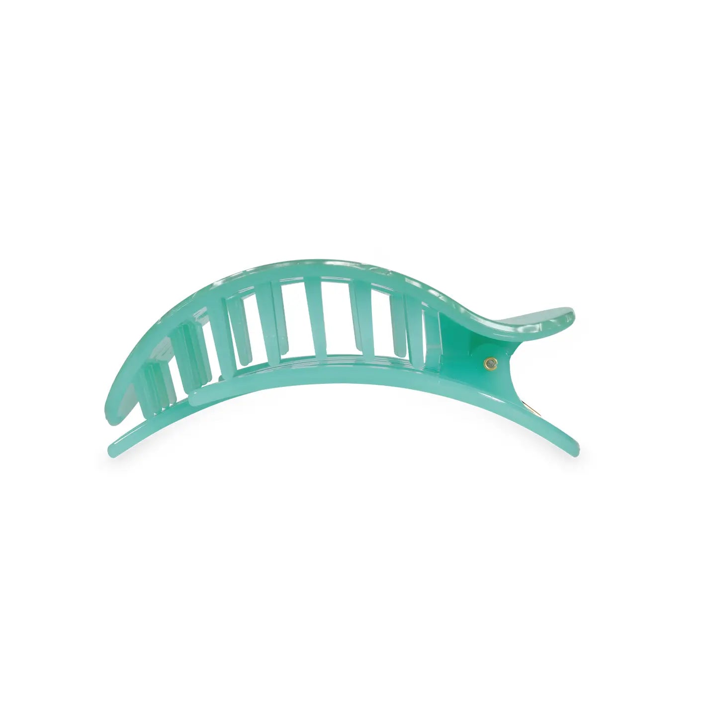 TELETIES Medium Flat Round Hair Clip - Spring Splash