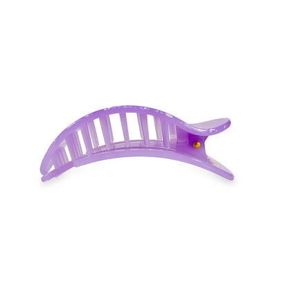 TELETIES Medium Flat Round Hair Clip - Lavender Mist