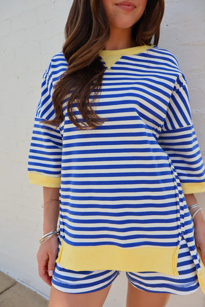 Coastal Cool Striped Lounge Set