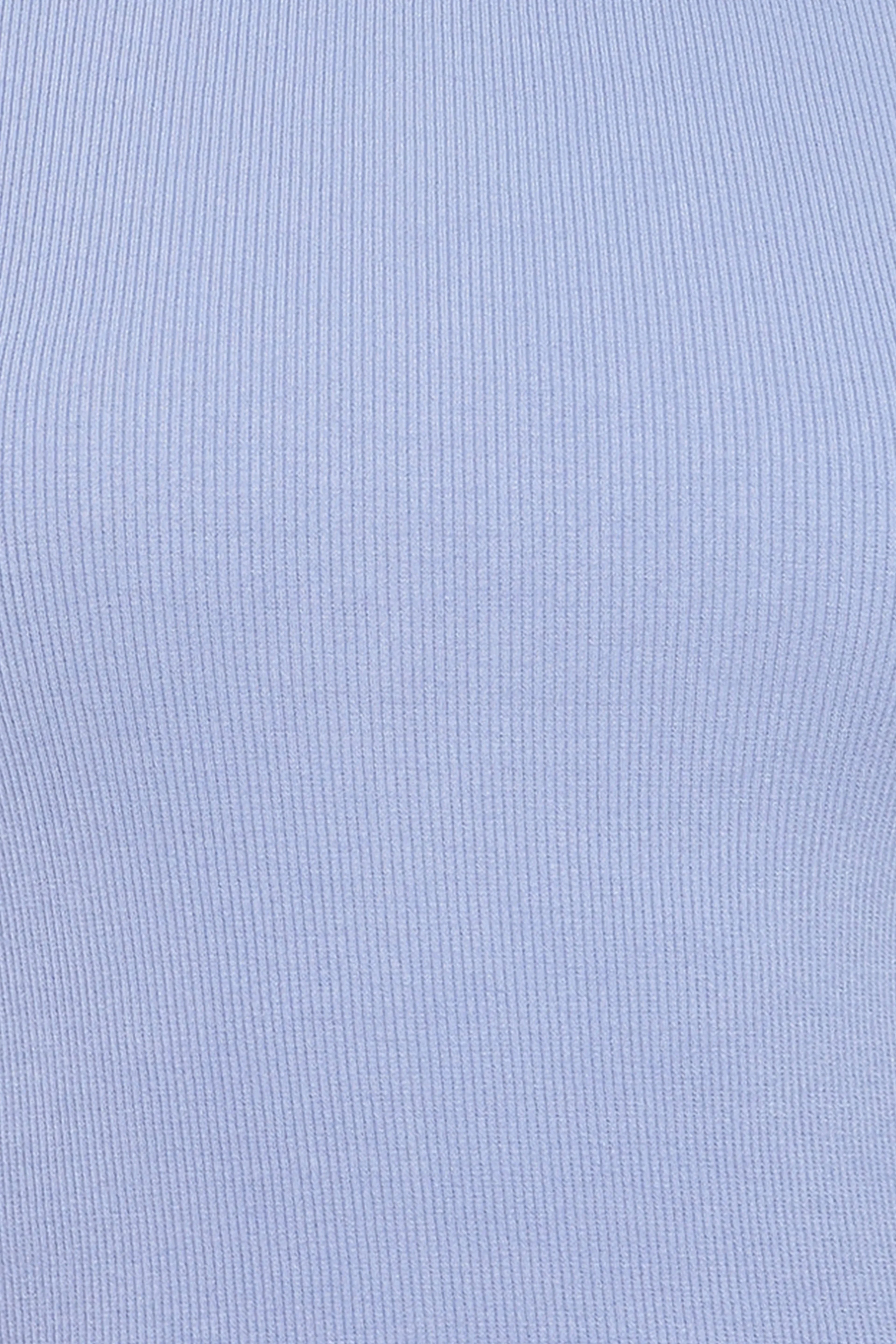 Ari Ribbed Tank Top - Cornflower Blue