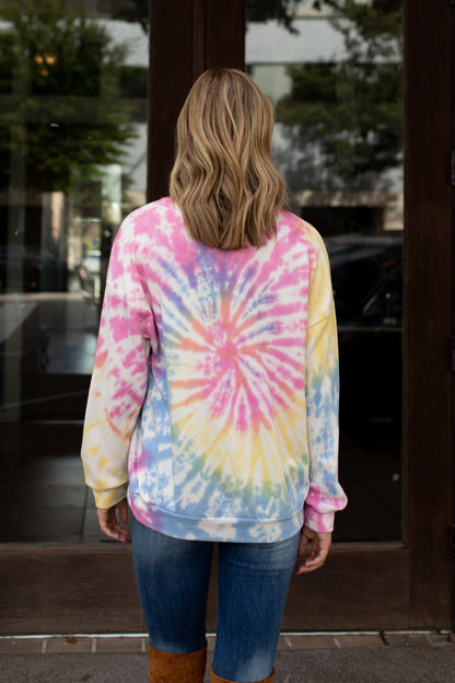 Breathe In Tie Dye Top FINAL SALE