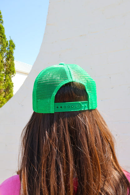 “These Are the Good Ole Days” Trucker Hat - Green