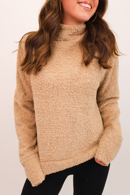 Sherpa Pullover - Mocha