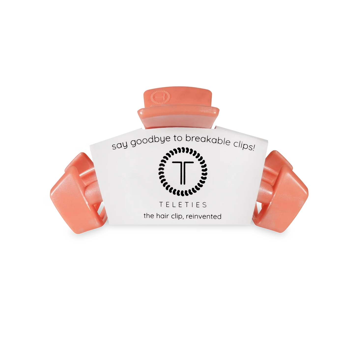 TELETIES Medium Classic Claw Hair Clip - Dreamsicle