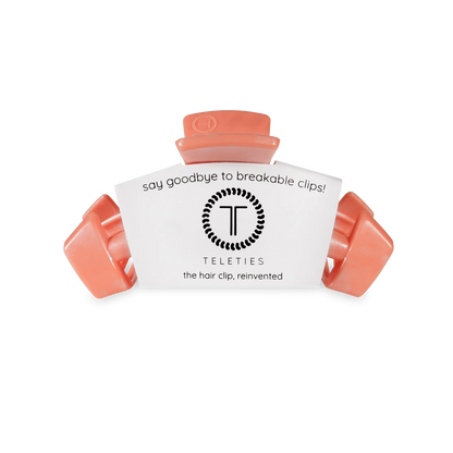 TELETIES Medium Classic Claw Hair Clip - Dreamsicle