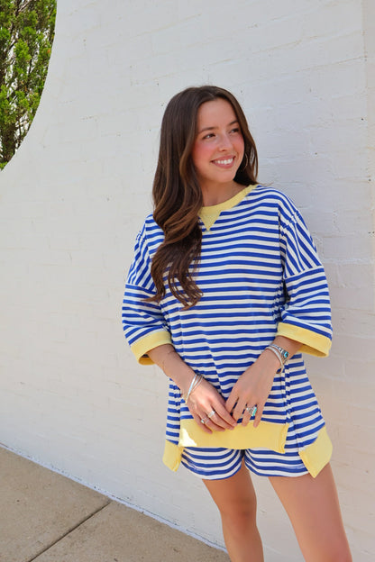 Coastal Cool Striped Lounge Set