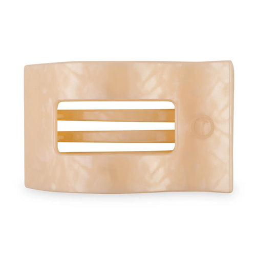 TELETIES Medium Flat Rectangle Hair Clip - Soft Surf