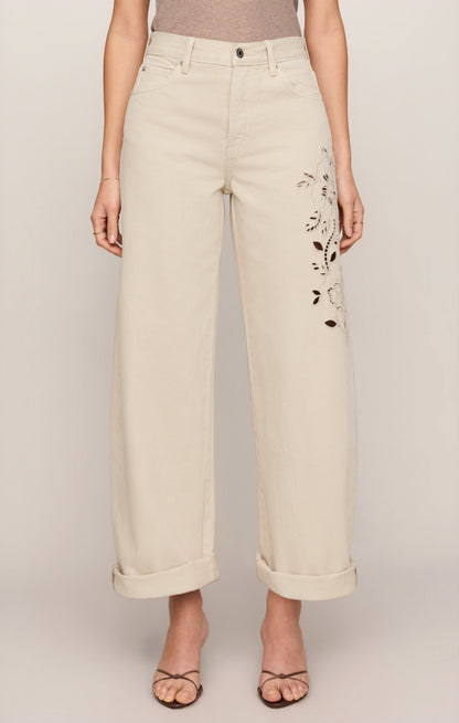 The Show Off Denim High Rise Bowed