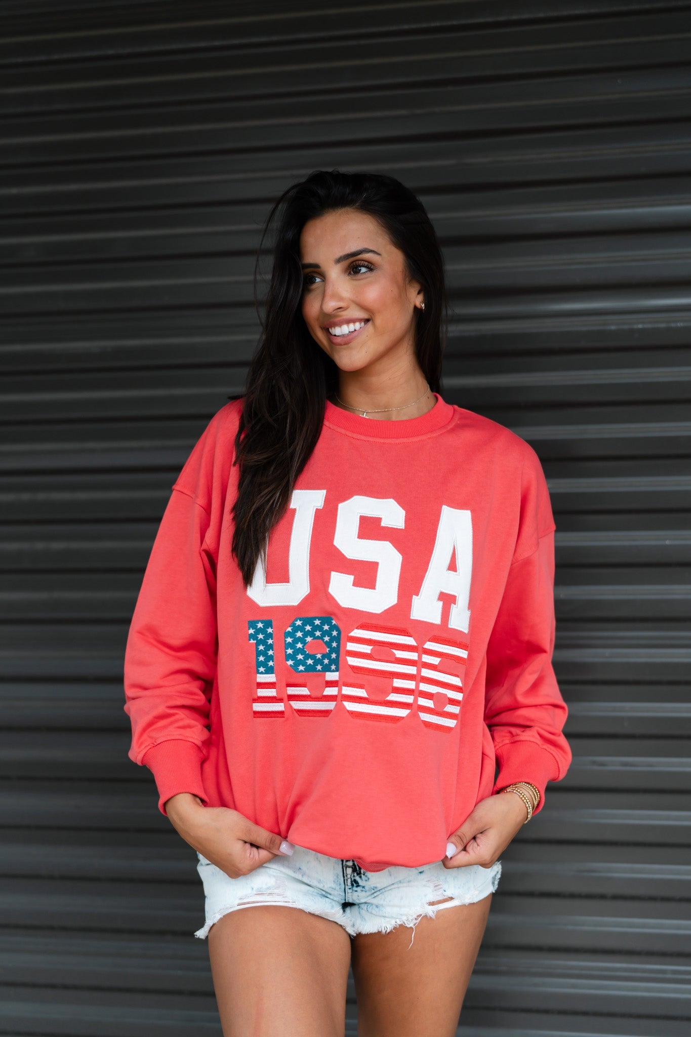 USA Olympic Oversized Sweater