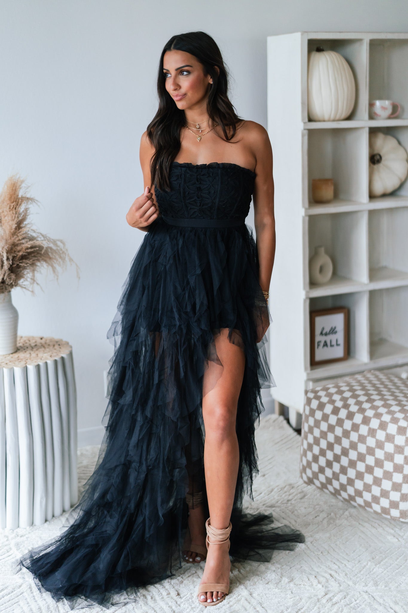Save The Last Dance Maxi Dress (Black)