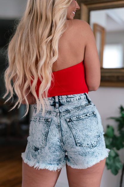 Late Nights Bodysuit (Red)