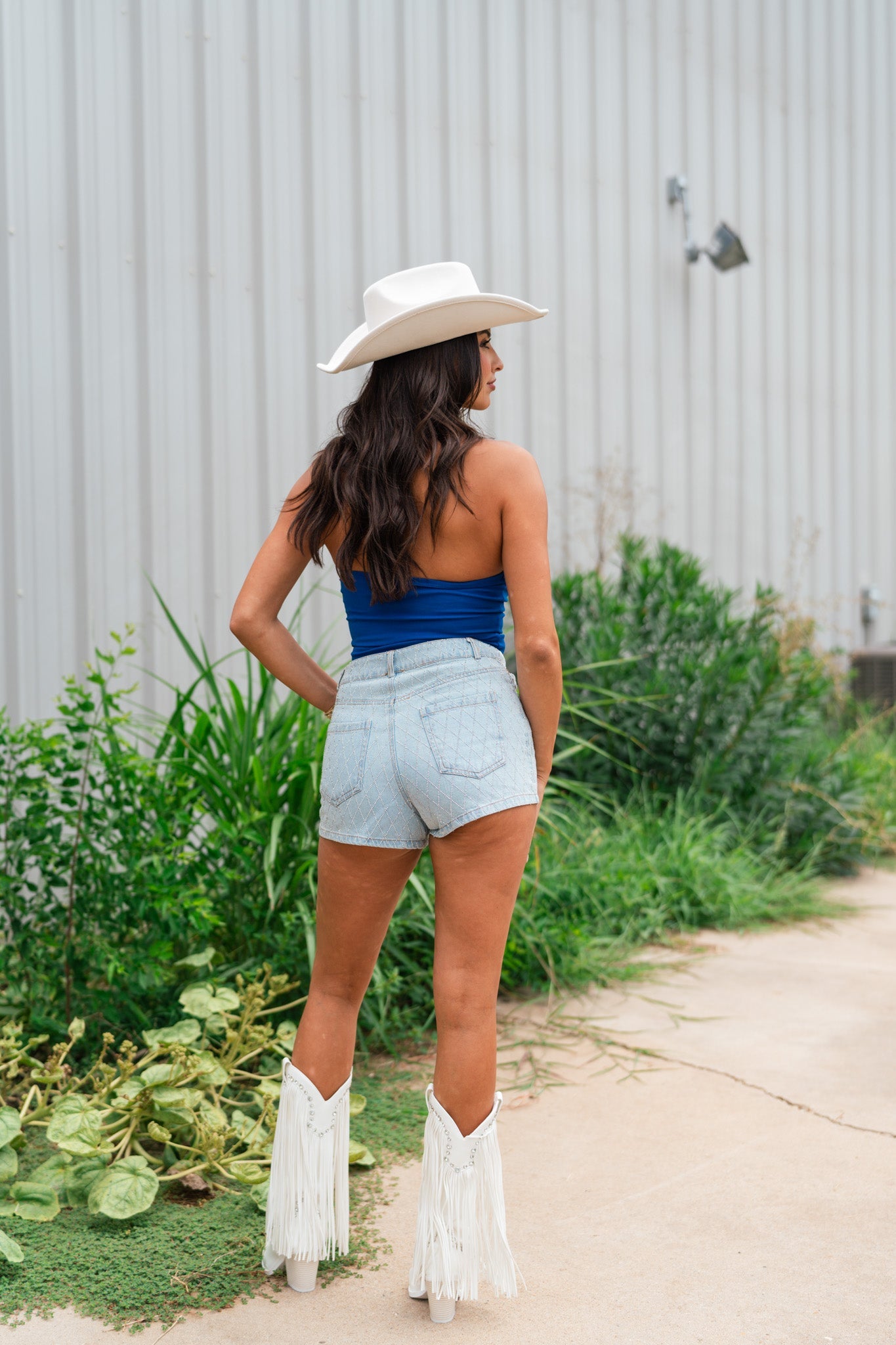 Late Nights Bodysuit (Royal Blue)