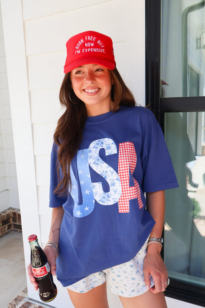 USA Patchwork Graphic Tee