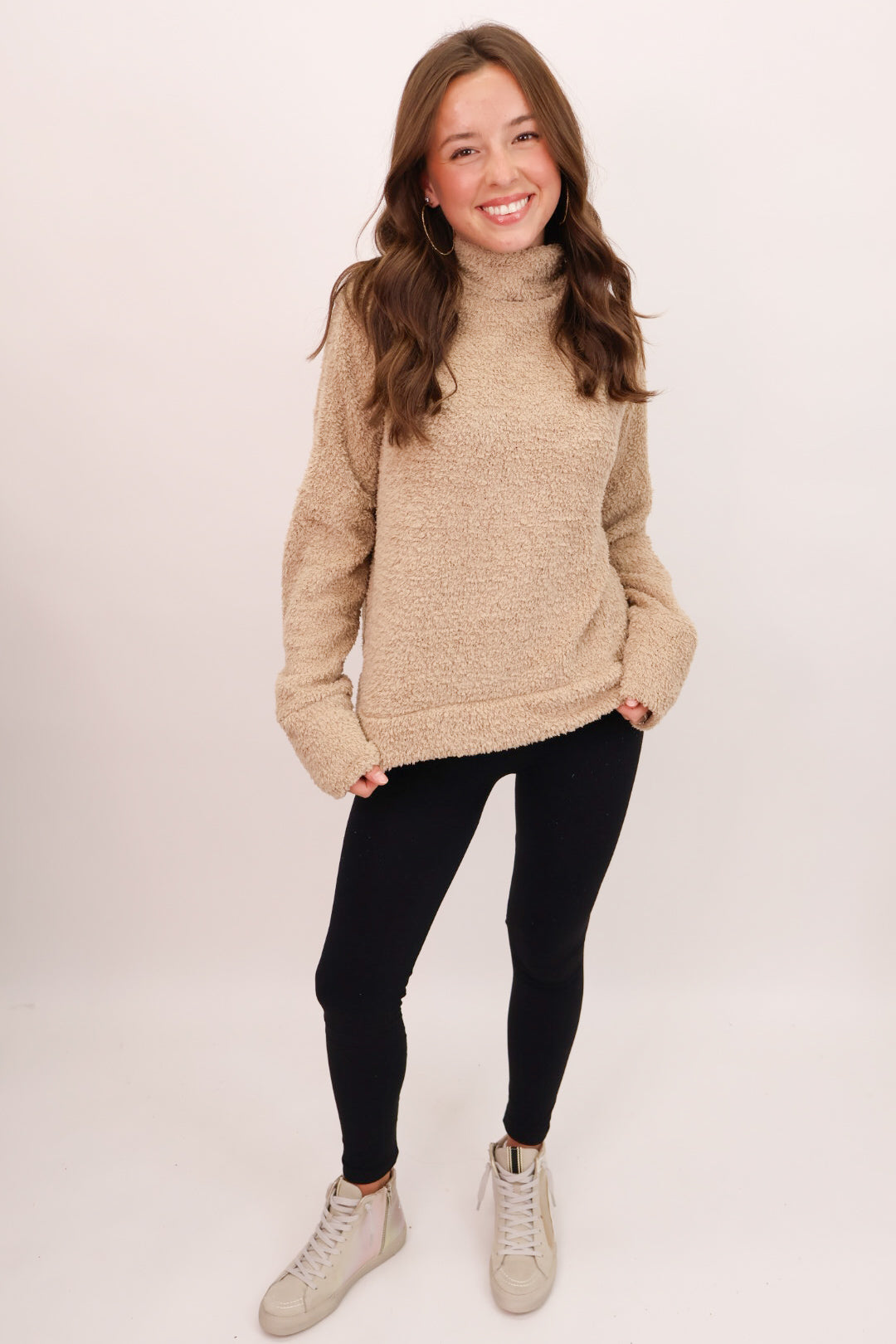 Sherpa Pullover - Mocha