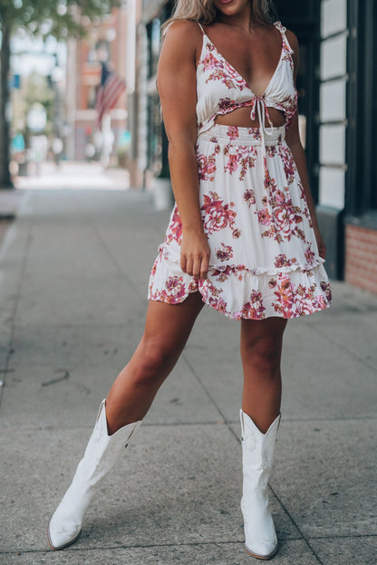 Carry On Floral Mini Dress FINAL SALE