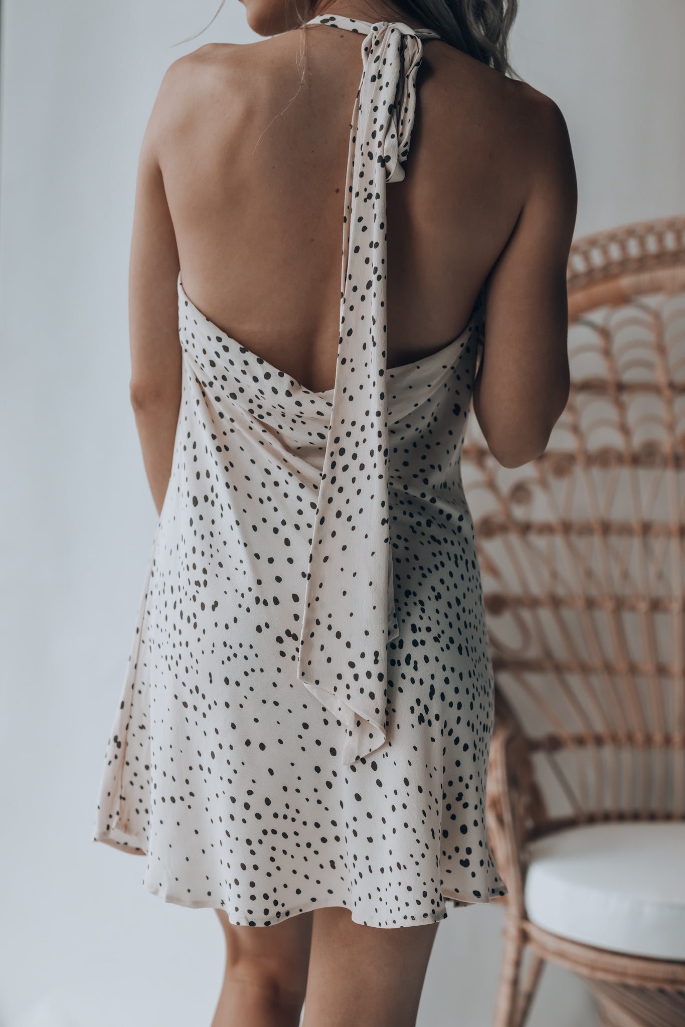 Shake It Up Cowl Neck Mini Dress FINAL SALE