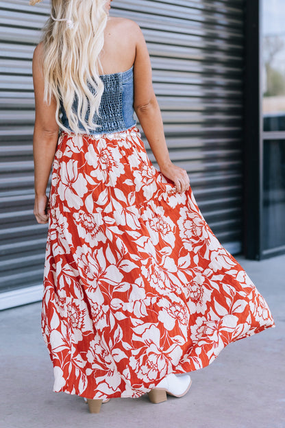 Tangerine Dream Maxi Skirt