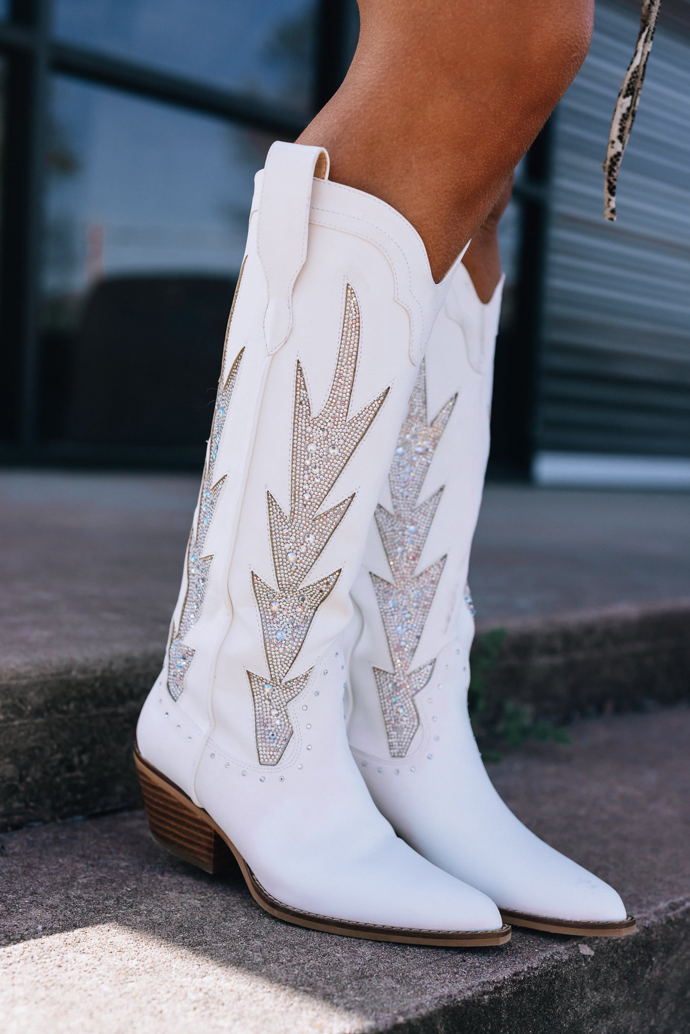 Too Glam To Give A Damn Rhinestone Cowboy Boots